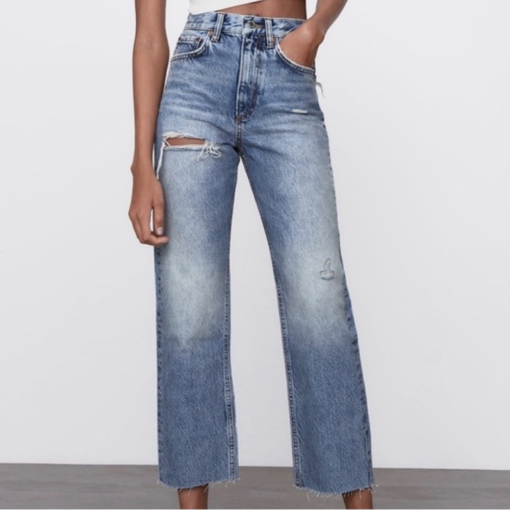 Zara The Peppermint Mom Jean